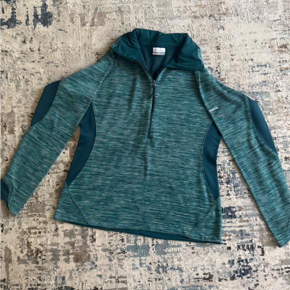 Columbia Deep Green Pullover women's size large - Picture 1 of 2